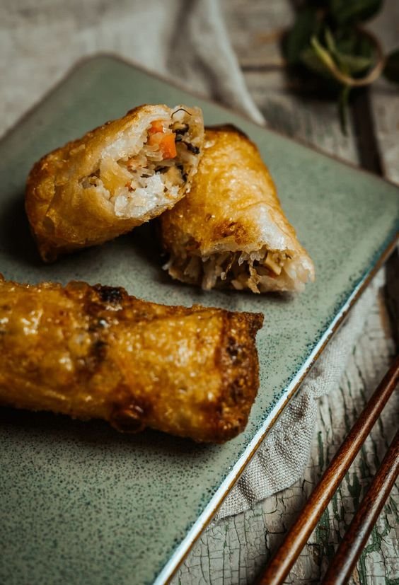 Pork & Prawn Spring rolls