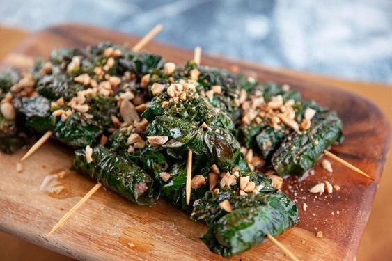 Beef Wrapped in Betel Leaf