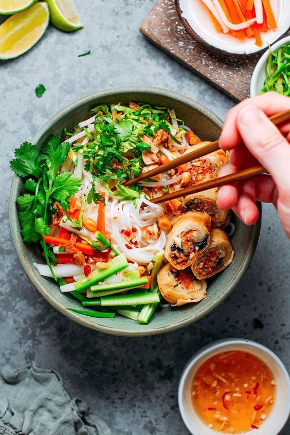 Spring Rolls VerMicelli Salad